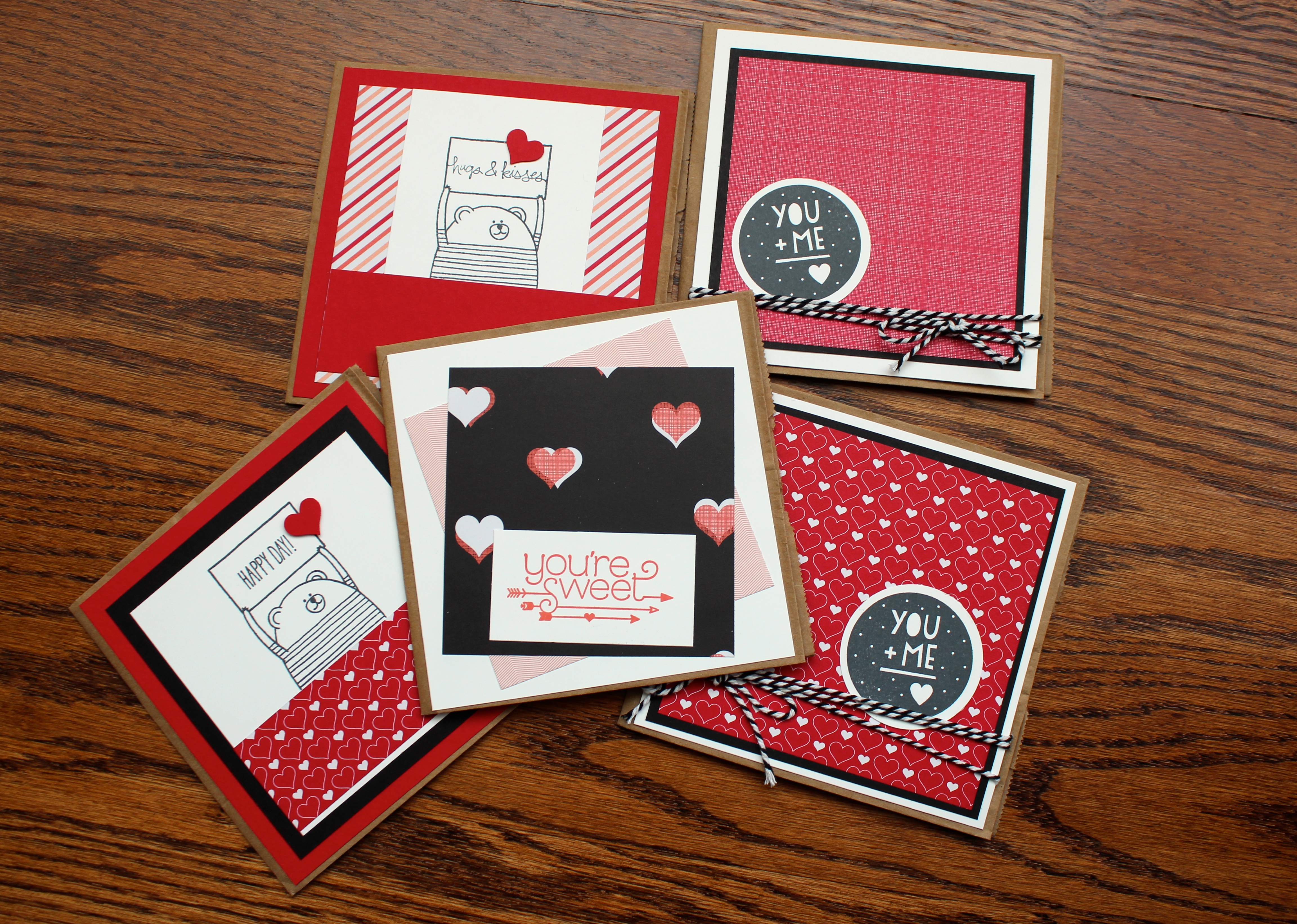 Valentine's Day Cards by Scrappy Bags