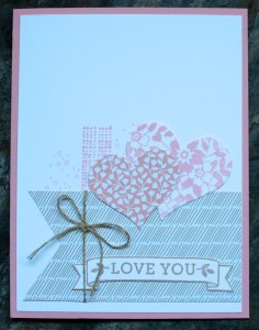 Valentine's Day card - Stampin' Up!