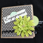 Engagement paper bag scrapbook by Scrappy Bags